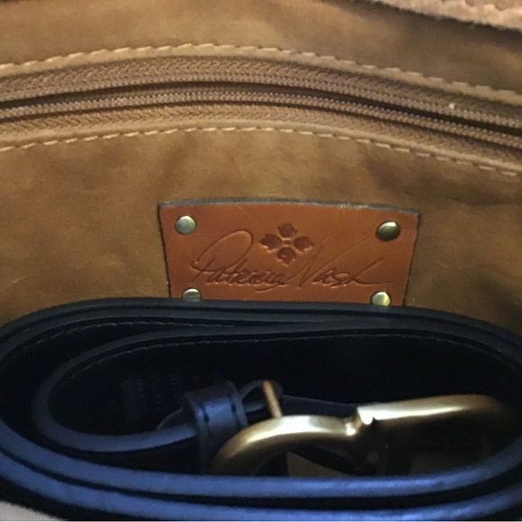 Patricia Nash Leopard Print and Brown Leather Women's Bag - Picture 8 of 10